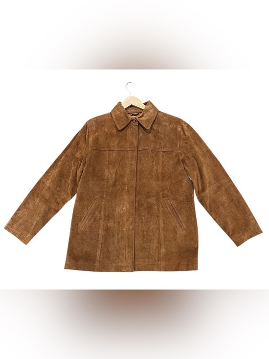 Ami Alexandre Mattiussi Other - AMI Alexandre Mattiussi Men’s Vintage Full-Zip Leather Jacket Brown Medium